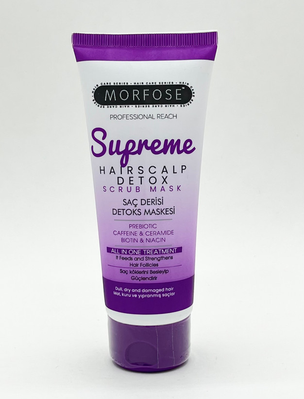 اسکراب کف سر سوپریم مورفوس Supreme Hair Scalp Detox پاکسازی عمیق پوست سر حجم ۱۰۰ میل