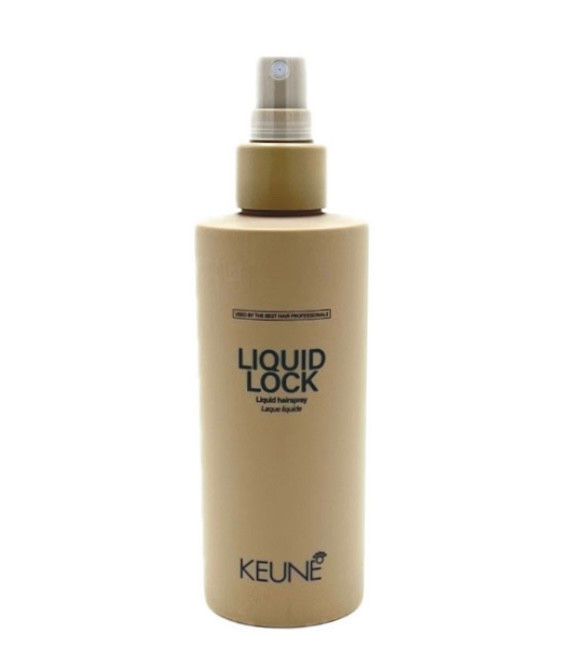 اسپری Keune مدل Liquid Lock؛ تثبیتکننده حرفهای و محافظ مو۲۰۰ میل.